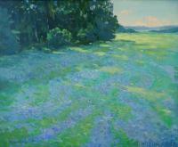 Impressionist Landscapes - Blue Morning - Oil On Canvas